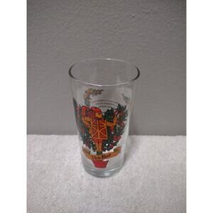 Indiana Glass 11th Day of Christmas Vintage Glass Tumbler Drinking Glass